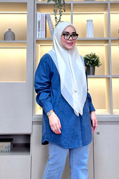 Blizzard Blue - Everly Top