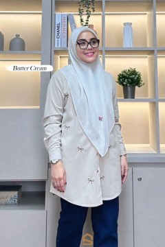 Pre-Order Everly Ribbon - Butter Cream