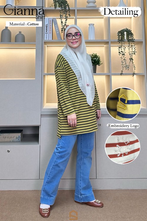 Gianna Shirt (Pre-Order) - Golden