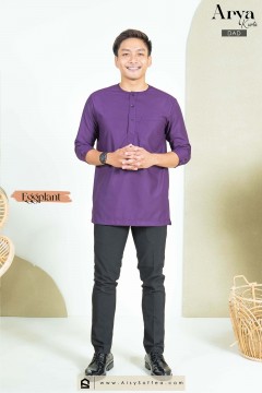 Arya : Kurta Dad - Eggplant