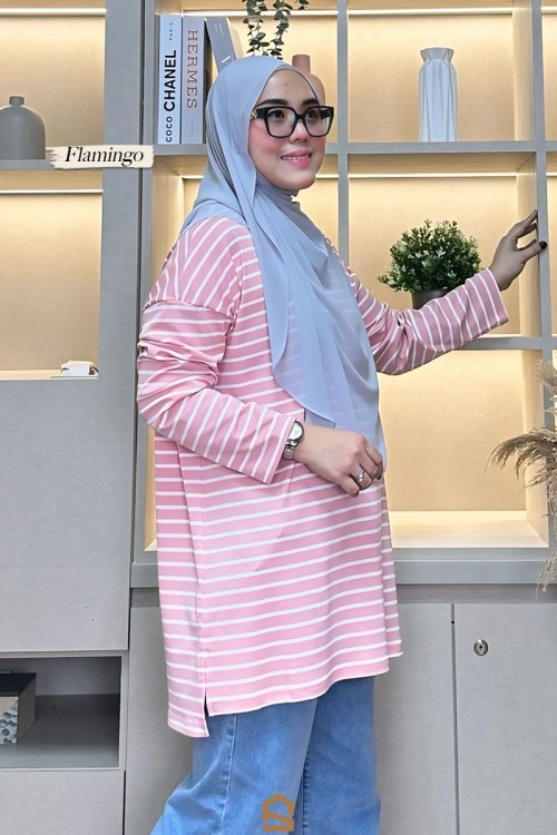 Gianna Shirt - Flamingo