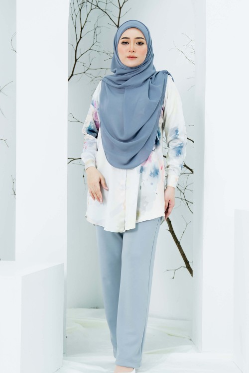 Azalea Top 2.0 - Foam Blue
