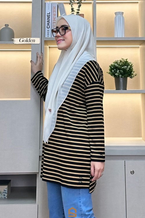 Gianna Shirt (Pre-Order) - Golden