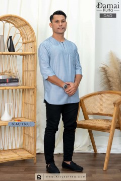 Damai : Kurta Dad - Beach Blue