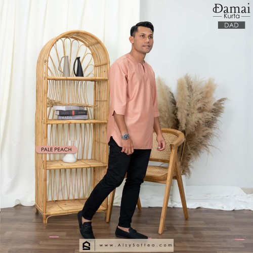 Damai : Kurta Dad - Pale Peach