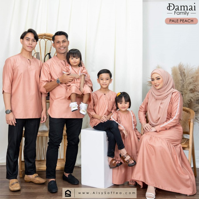 Damai : Kurta Dad - Pale Peach