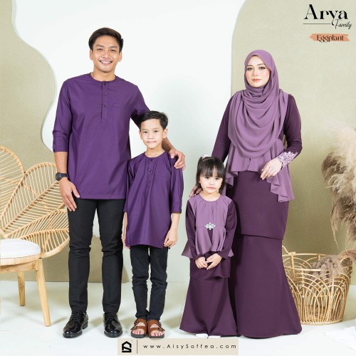 Arya : Kurta Dad - Eggplant