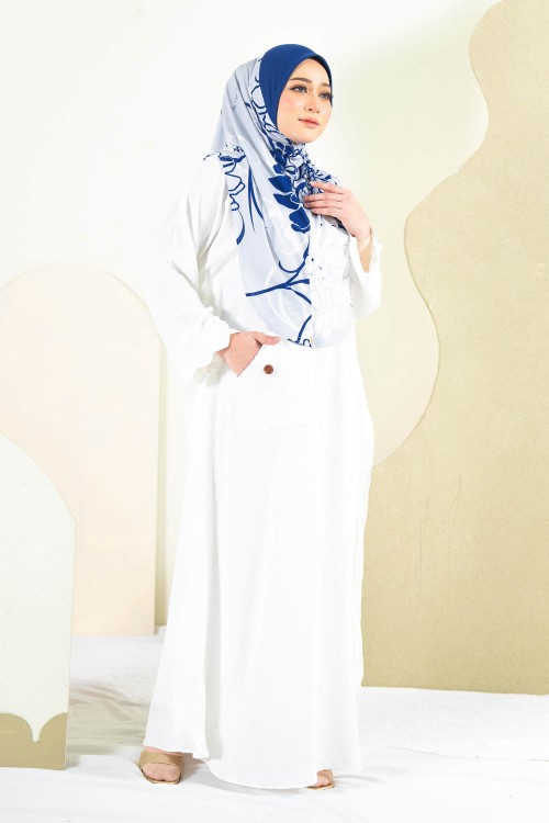 Abaya Kaftan - Milky