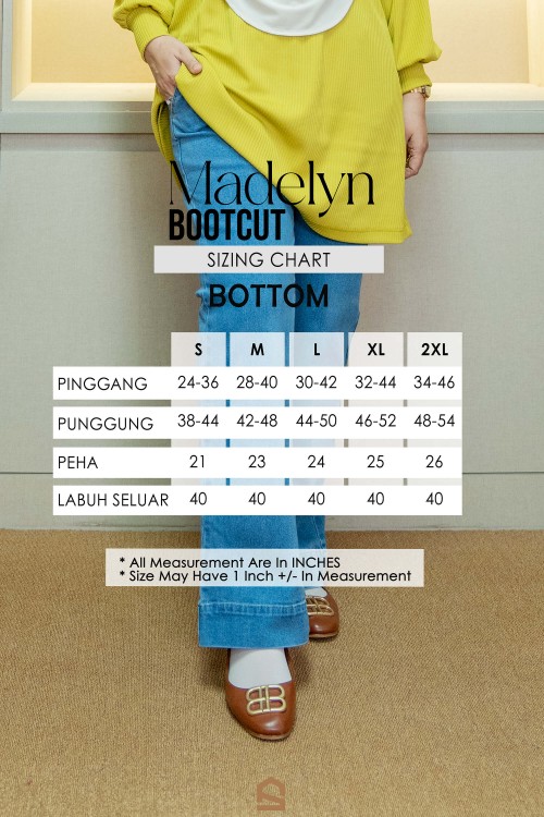 Madelyn Bootcut - DARK