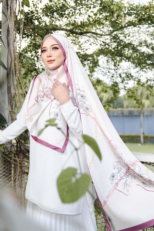 Maira Shawl - Violet