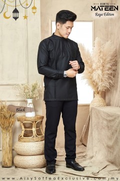 Kurta Mateen Dad - Black