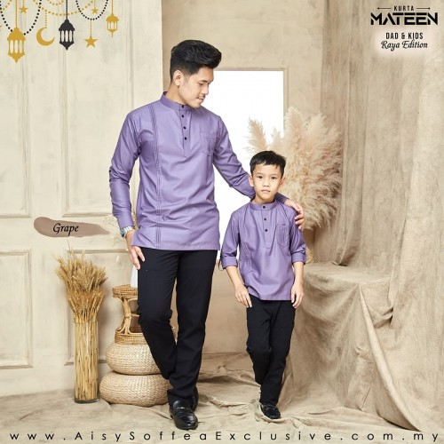Kurta Mateen Dad - Grape