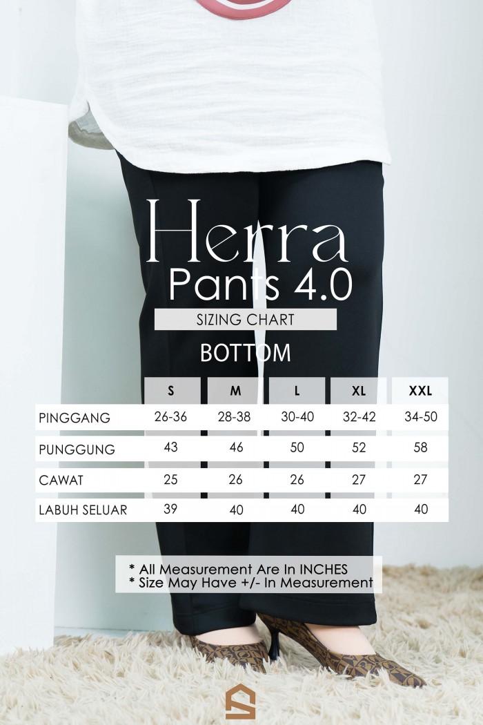 HERRA PANTS 4.0 - BLACK