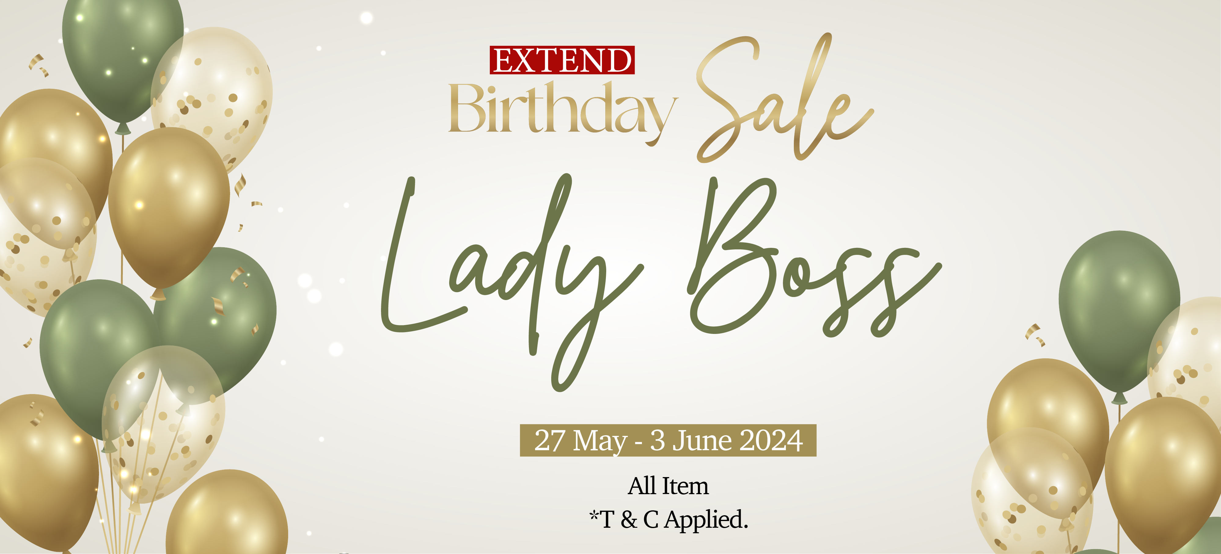 Birthday Sale Lady Boss
